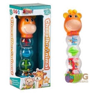 CHOCALHO ANIMAL URSO/GIRAFA