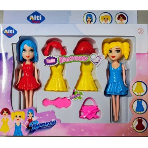 BONECA ABBIE TROCA ROUPA C/AMIGA ARTBRINK