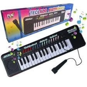 TECLADO MUSICAL CORES FUNGAME