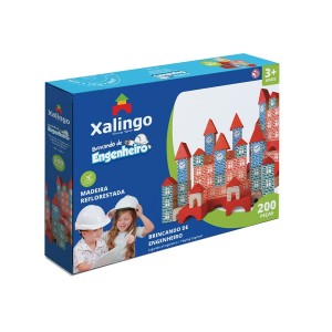 BRINCANDO DE ENGENHEIRO 200PCS XALINGO