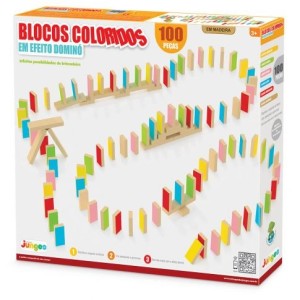 BLOCOS COLORIDOS 100 PCS JUNGES