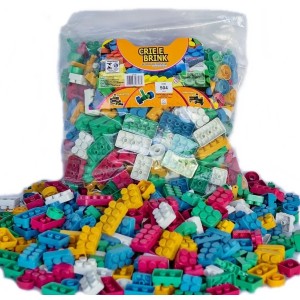 CRIE E BRINK 504 PECAS (BLOCO DE MONTAR) GRAVO