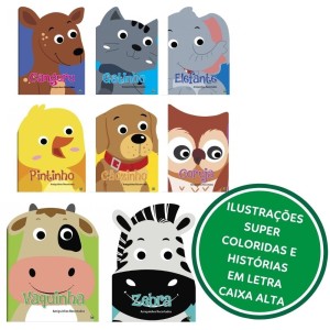 LIVRO AMIGUINHOS RECORTADOS DIVERSOS